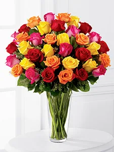 50 Rosas Colores Surtidos