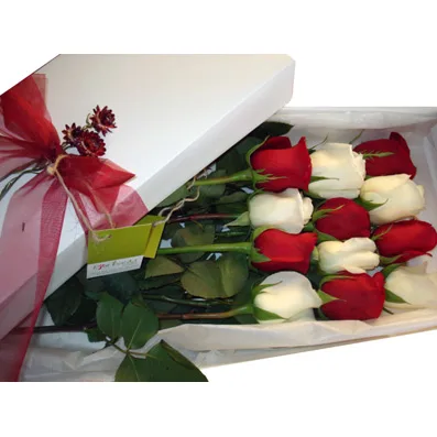 Mix de Rosas Importadas en caja 24 varas