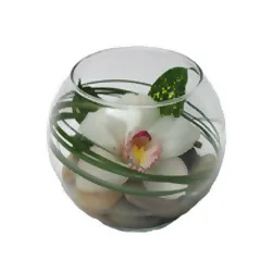 Pequeña Pecera de Orquídeas