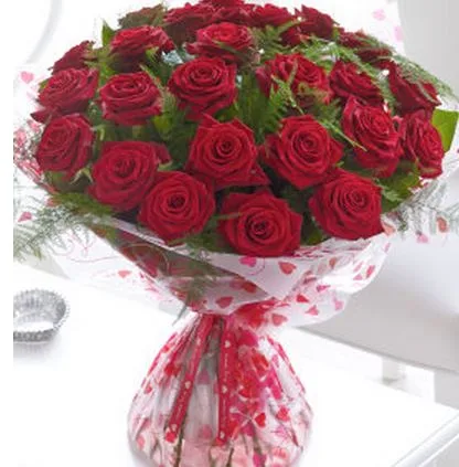 Ramo 24 rosas rojas premiun