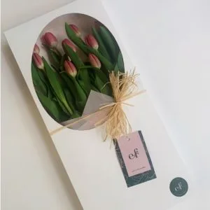 10 Tulipanes en Caja