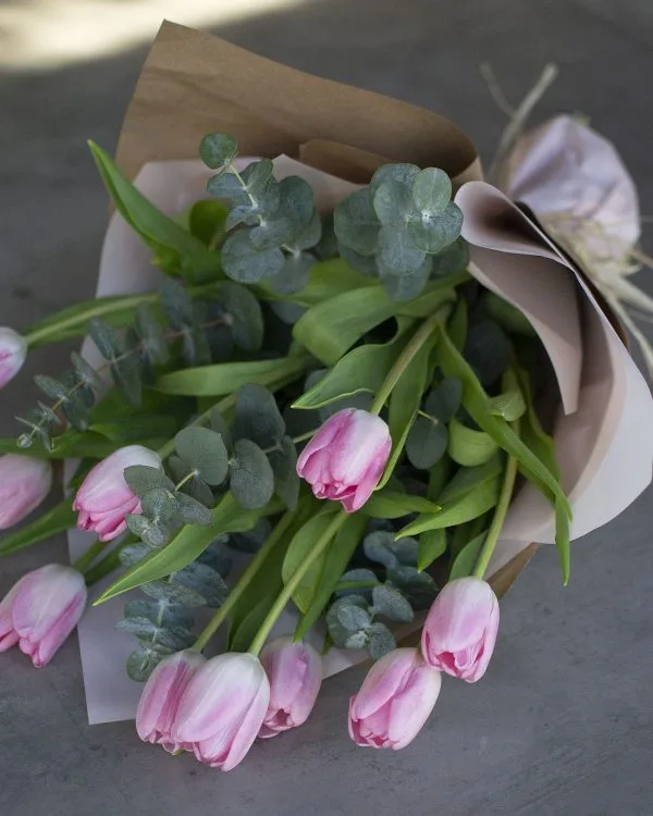 Ramo de Tulipanes Rosados