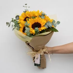 Ramo de 5 Girasoles