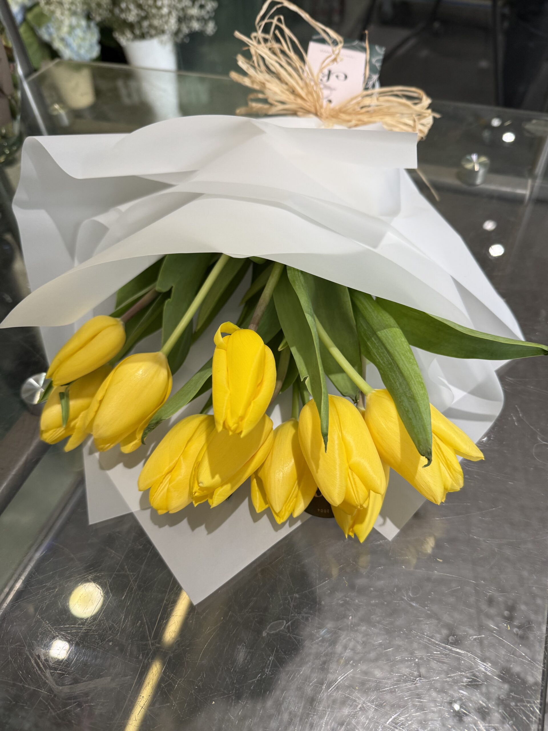 Ramo de Tulipanes Amarillos – Exóticas Flores®